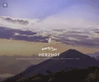 Herzhof.at(Boutique Hotel Herzhof) Screenshot