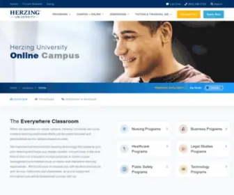 Herzingonline.edu(Herzing University Online Degree Programs) Screenshot