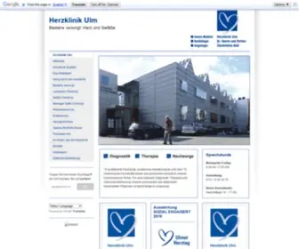 Herzklinik-ULM.de(Herzklinik Ulm) Screenshot