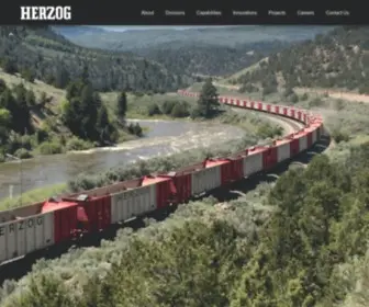 Herzog.com(Innovative Rail & Construction Solutions) Screenshot
