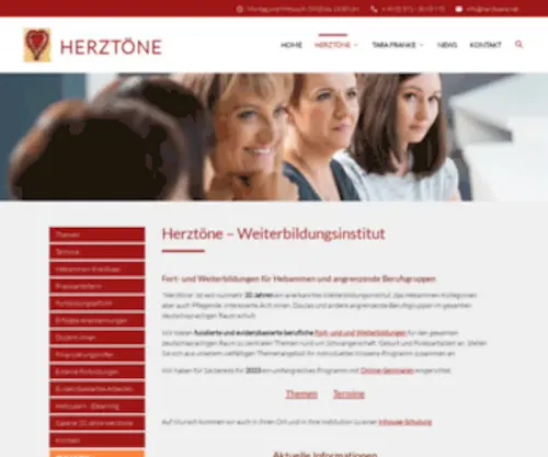 Herztoene.org(Herztöne) Screenshot