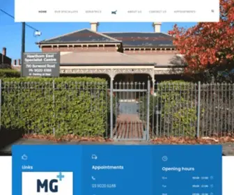 Hesc.com.au(Hawthorn East Specialist Centre (HESC) is a community based comprehensive specialist centre) Screenshot