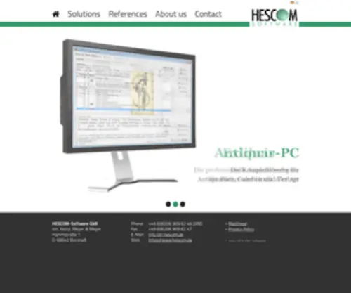 Hescom.de(Bürstadt) Screenshot