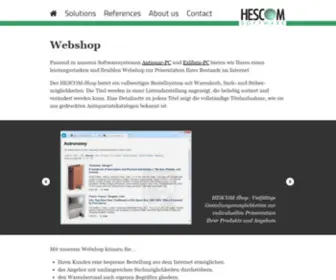 Hescomshop.de(Bürstadt) Screenshot