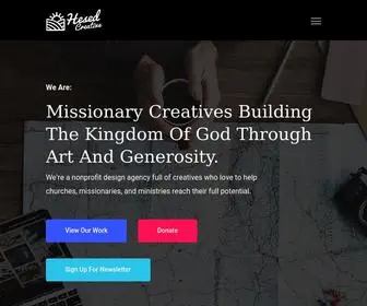 Hesedcreative.com(Nonprofit Ministry Design Agency) Screenshot