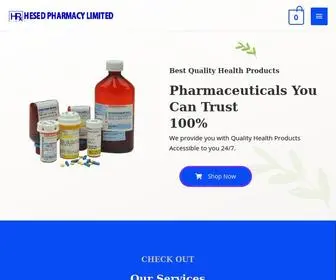 Hesedpharmacy.com(HESED PHARMACY LTD) Screenshot