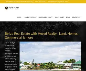 Hesedrealtybelize.com(Belize Real Estate) Screenshot