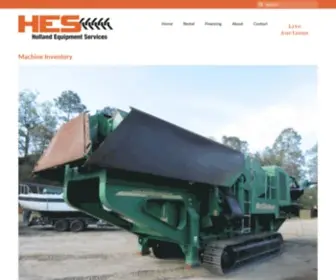 Hesequipment.com(Holland equipment services) Screenshot