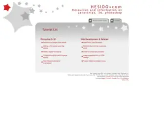 Hesido.com(The humble site you never thought you'd visit) Screenshot