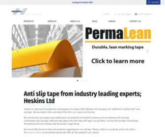 Heskins.com(Anti Slip Tape Manufacturer) Screenshot