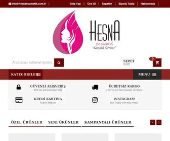 Hesnakozmetik.com.tr(Hesna Kozmetik) Screenshot