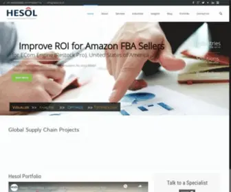 Hesol.co.in(Logistics & Supply Chain Consulting) Screenshot