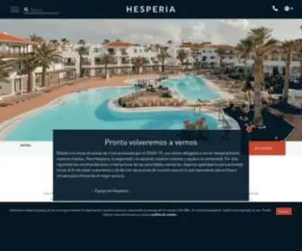 Hesperia.com(Hoteles Hesperia) Screenshot