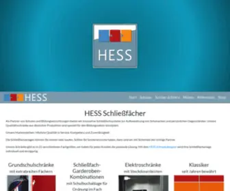 Hess-SChliessfach.de(Hess SChliessfach) Screenshot