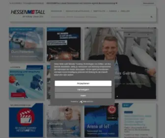 Hessenmetall.de(Verband der Metall) Screenshot