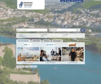Hessischer-Jobanzeiger.de(Aktuelle Stellenangebote und Jobs in Hessen und Umgebung) Screenshot