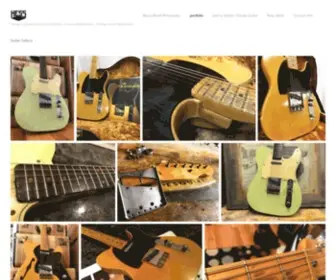 Hesspd.com(Hess Guitar Co) Screenshot