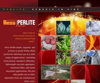 Hessperlite.com(Hess Perlite) Screenshot