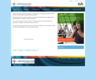 Hessprintsolutions.com(Hess Print Solutions) Screenshot