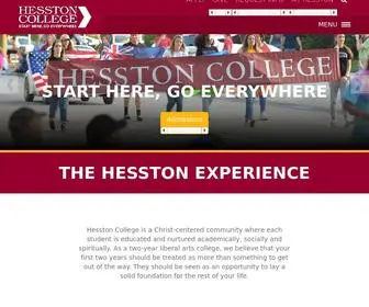 Hesston.edu(Hesston College) Screenshot