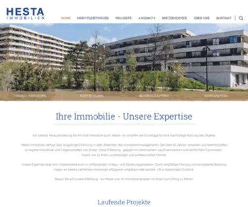 Hestaimmobilien.ch(Hesta Immobilien) Screenshot