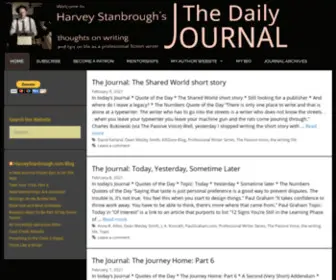 Hestanbrough.com(A journal of a writing life) Screenshot