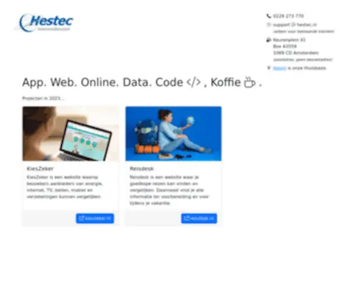 Hestec.nl(Hestec) Screenshot