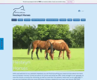 Hesteyrihorses.co.uk(Horse Trainers) Screenshot