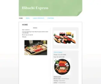 Hesushi.com(Hibachi Express) Screenshot