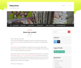 Hetarchive.net(A Hetalia Reference Guide) Screenshot