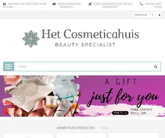 Hetcosmeticahuis.nl(Koop uw cosmetica online bij) Screenshot