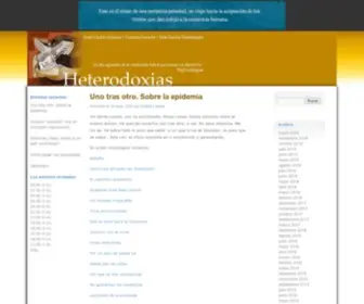 Heterodoxias.es(Heterodoxias) Screenshot