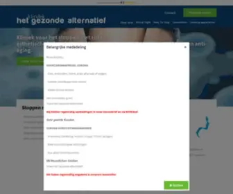 Hetgezondealternatief.nl(Het gezonde alternatief) Screenshot