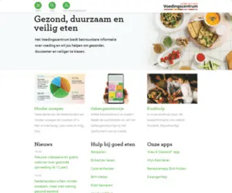 Hetgezondevoorbeeld.nl(Homepage Voedingscentrum) Screenshot