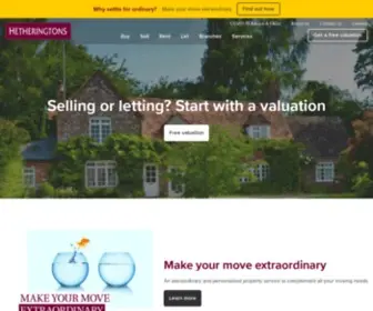 Hetheringtons.co.uk(Hetheringtons Estate and Letting Agents) Screenshot