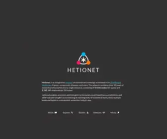 Het.io(An integrative network of biomedical knowledge) Screenshot