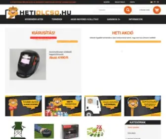 Hetiolcso.hu(Akciók) Screenshot