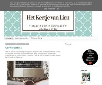 Hetkeetjevanlien.com(Het Keetje van Lien) Screenshot