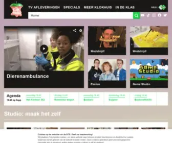 Hetklokhuis.nl(Het Klokhuis) Screenshot