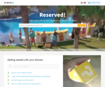 Hetklusplein.nl(Reserved domain Bezet) Screenshot