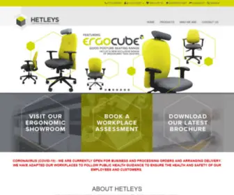 Hetleys.com(Office furniture) Screenshot