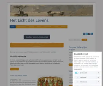 Hetlichtdeslevens.nl(Het Licht des Levens) Screenshot