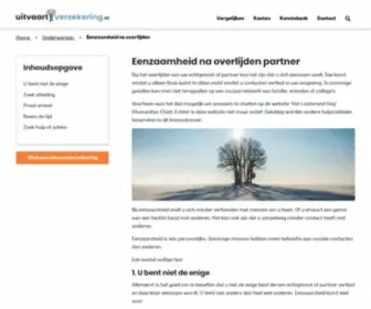 Hetluisterendoog.nl(Eenzaamheid na overlijden partner) Screenshot