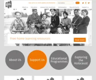 Het.org.uk(The Holocaust Educational Trust’s mission) Screenshot