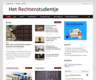 Hetrechtenstudentje.nl(Het Rechtenstudentje) Screenshot