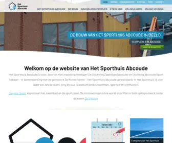 HetsporthuisABCOude.nl(Het Sporthuis Abcoude) Screenshot