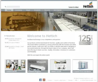 Hettichamerica.com(Hettich TG) Screenshot