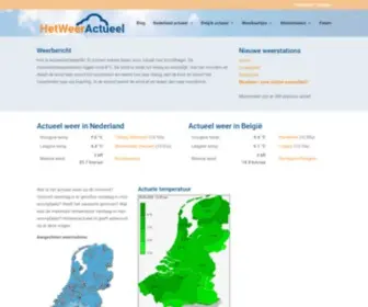 Hetweeractueel.nl(Het weer) Screenshot