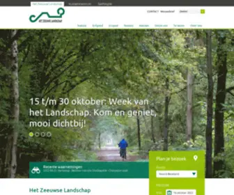 Hetzeeuwselandschap.nl(Het Zeeuwse Landschap) Screenshot