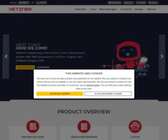 Hetzner.com(Dedicated Server) Screenshot